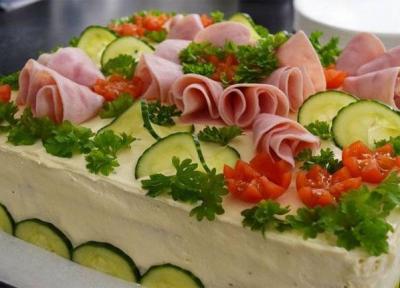 طرز تهیه کیک مرغ و گردو به روشی حرفه ای