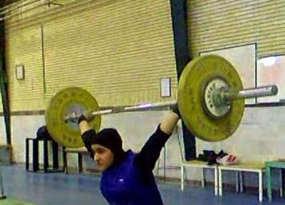بانوی وزنه بردار کردستانی در صندلی هفتم دنیا ایستاد