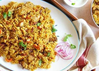 طرز تهیه مرغ پلو هندی