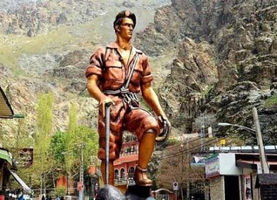 آئین ثبت ملی مجسمه کوهنورد سربند برگزار گردید