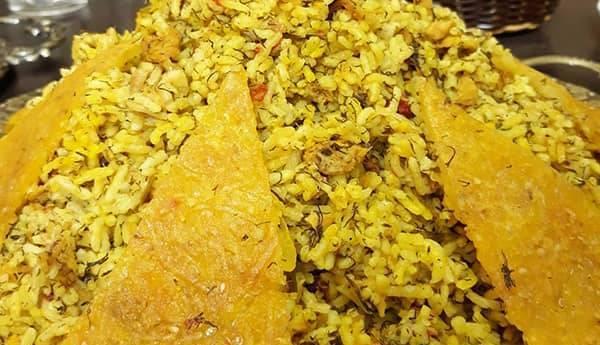 طرز تهیه پلو بندری فوق العاده خوشمزه و لذیذ