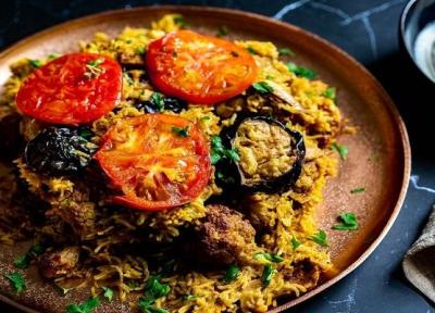 طرز تهیه بادمجان پلو، یک تجربه متفاوت در آشپزی ایرانی